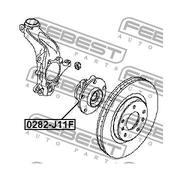 FEBEST Radnabe, 0282-J11F