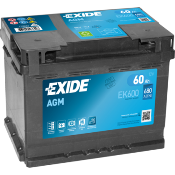 EXIDE Starterbatterie, EK600