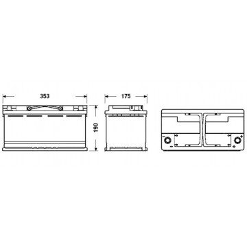 EXIDE Starterbatterie, EK920