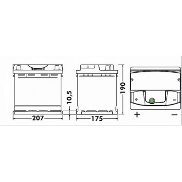 EXIDE Starterbatterie, EA531