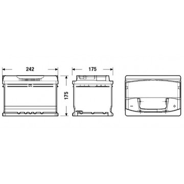 EXIDE Starterbatterie, EA602