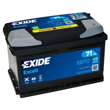 EXIDE Starterbatterie, EB712