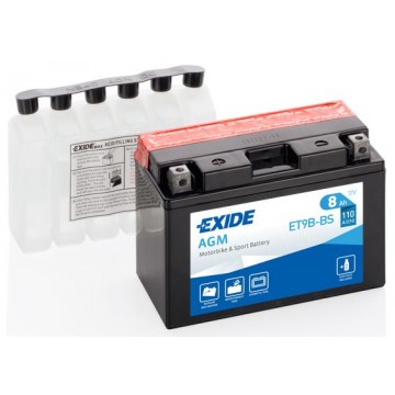 EXIDE Starterbatterie, ET9B-BS