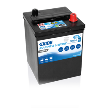 EXIDE Starterbatterie, EU80-6