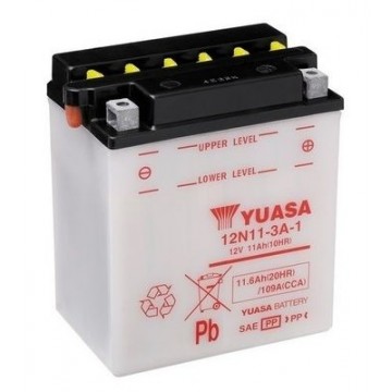 YUASA Starterbatterie, 12N11-3A-1 12N113A1