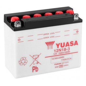 YUASA Starterbatterie, 12N18-3 12N183