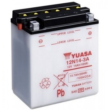 YUASA Starterbatterie, 12N14-3A 12N143A