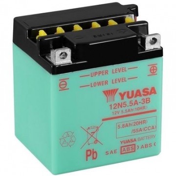 YUASA Starterbatterie, 12N5.5A-3B 12N55A3B