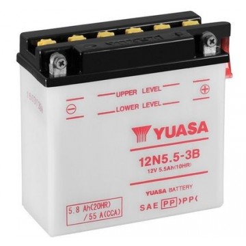 YUASA Starterbatterie, 12N5.5-3B 12N553B