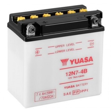 YUASA Starterbatterie, 12N7-4B 12N74B