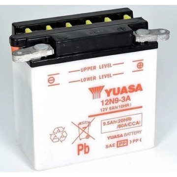 YUASA Starterbatterie, 12N9-3A 12N93A