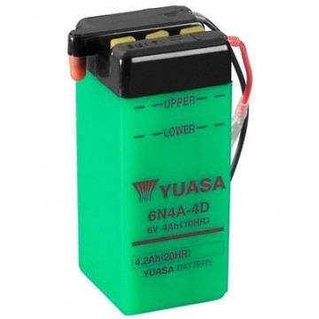 YUASA Starterbatterie, 6N4A-4D