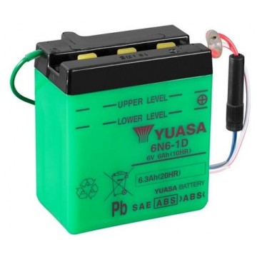 YUASA Starterbatterie, 6N6-1D