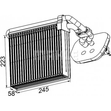 MAHLE Verdampfer,...