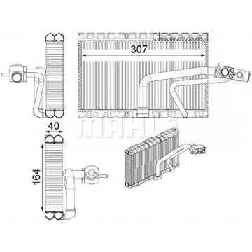 MAHLE Verdampfer,...