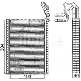 MAHLE Verdampfer,...