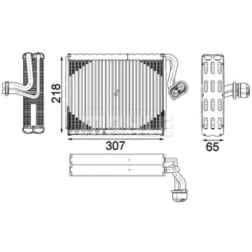 MAHLE Verdampfer,...