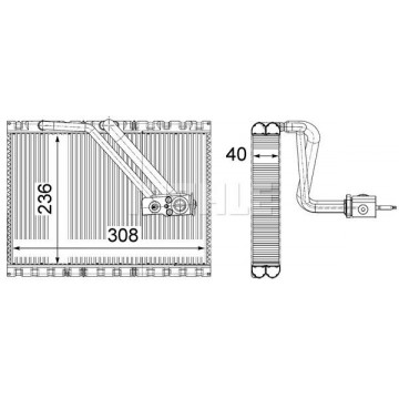 MAHLE Verdampfer,...