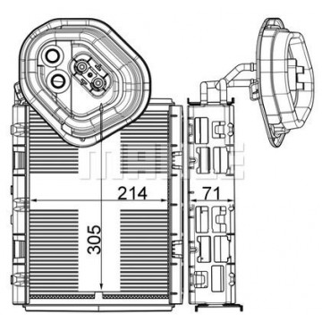 MAHLE Verdampfer,...