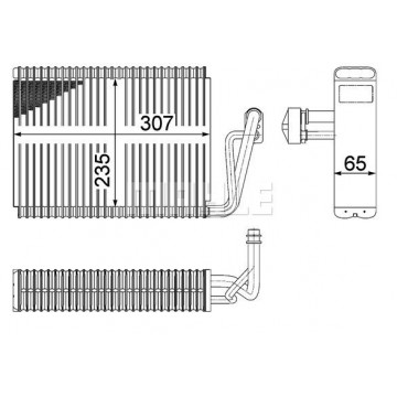 MAHLE Verdampfer,...