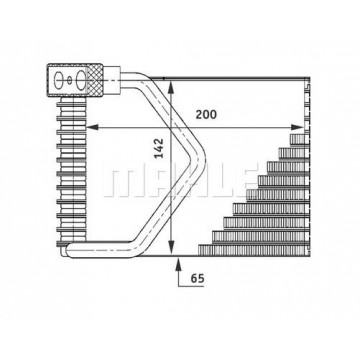 MAHLE Verdampfer,...