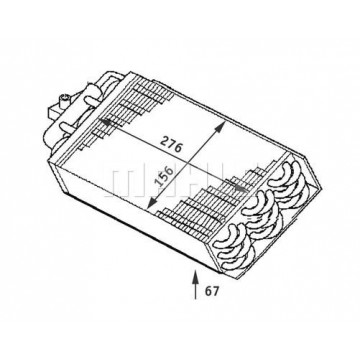 MAHLE Verdampfer,...