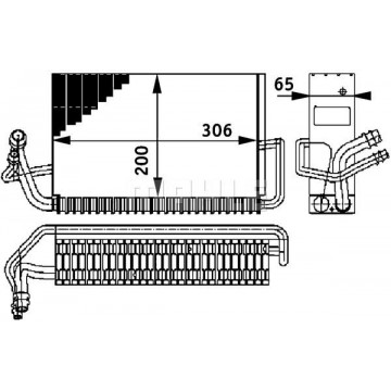 MAHLE Verdampfer,...