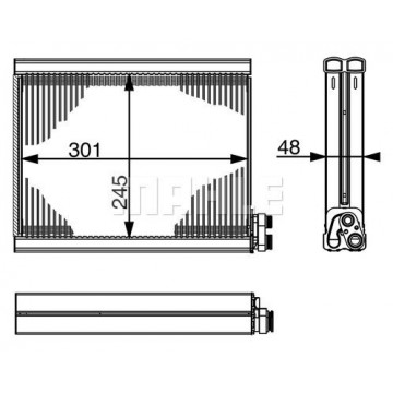 MAHLE Verdampfer,...