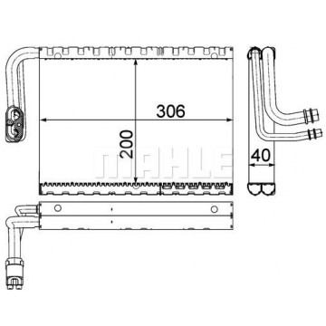 MAHLE Verdampfer,...