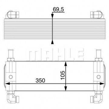 MAHLE Ölkühler,...