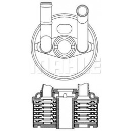 MAHLE Ölkühler,...