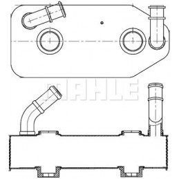 MAHLE Ölkühler,...