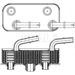 MAHLE Ölkühler,...