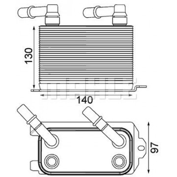 MAHLE Ölkühler,...
