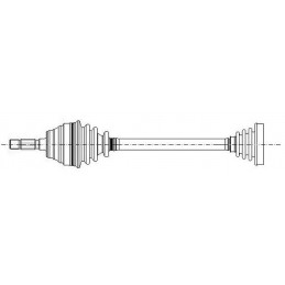 METELLI Antriebswelle, 17-0434