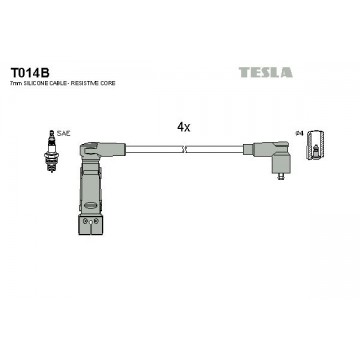 TESLA Zündleitungssatz, T014B