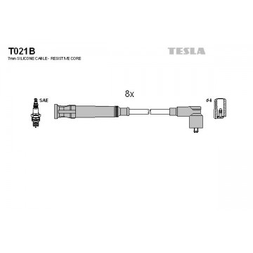 TESLA Zündleitungssatz, T021B