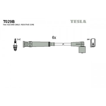 TESLA Zündleitungssatz, T029B