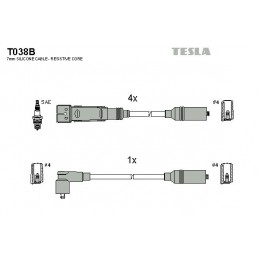 TESLA Zündleitungssatz, T038B