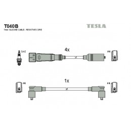 TESLA Zündleitungssatz, T040B