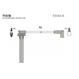 TESLA Zündleitungssatz, T107B