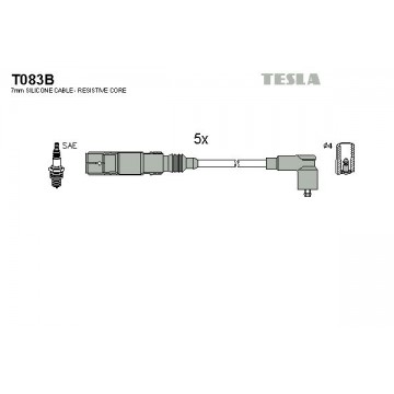 TESLA Zündleitungssatz, T083B