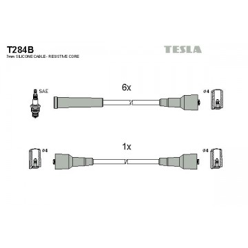 TESLA Zündleitungssatz, T284B