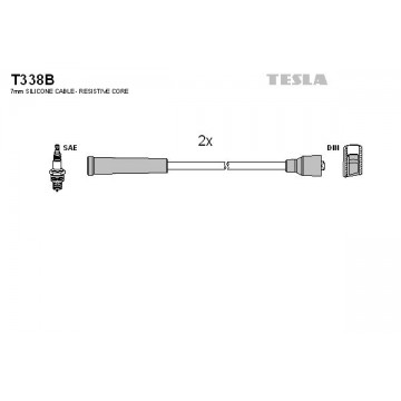 TESLA Zündleitungssatz, T338B