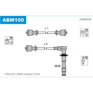 JANMOR Zündleitungssatz,...