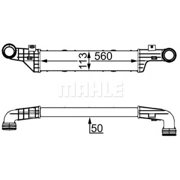 MAHLE Ladeluftkühler, CI 53...