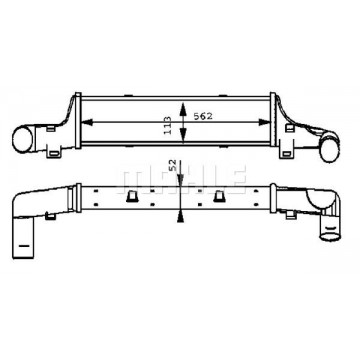 MAHLE Ladeluftkühler, CI 54...