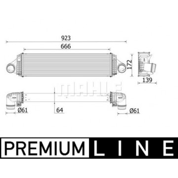 MAHLE Ladeluftkühler, CI...