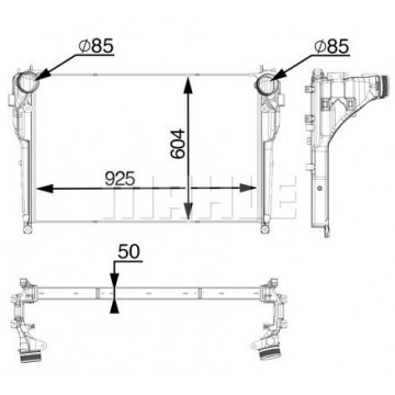 MAHLE Ladeluftkühler, CI...