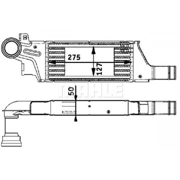 MAHLE Ladeluftkühler, CI 61...